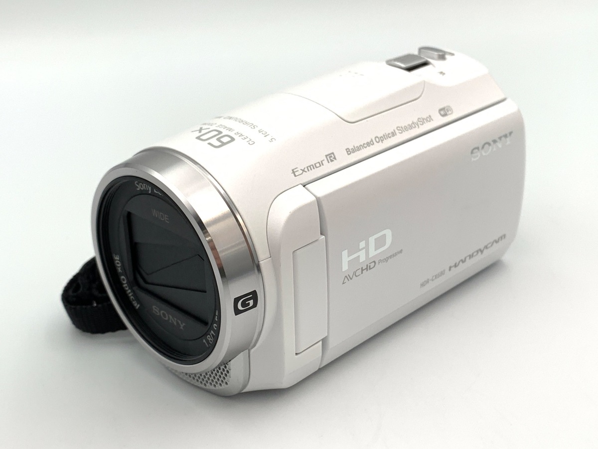 中古】ソニー デジタルHDビデオカメラレコーダー HDR-CX680 W ホワイト