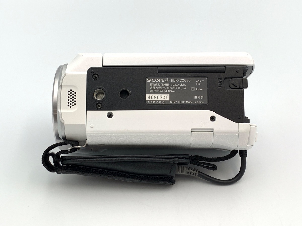 中古】ソニー デジタルHDビデオカメラレコーダー HDR-CX680 W ホワイト