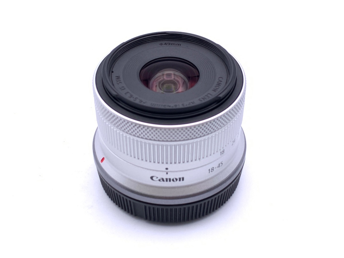 中古：AB(良品)】キヤノン RF-S18-45mm F4.5-6.3 IS STM シルバー