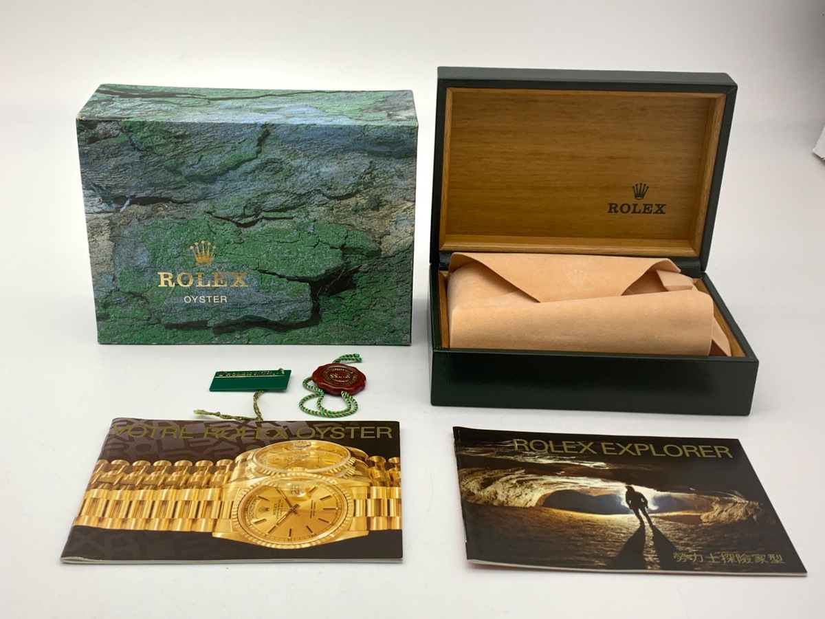 ロレックス(ROLEX) エクスプローラーII ブラック 16570 ステンレススティール ダブルバッグル トリチウム