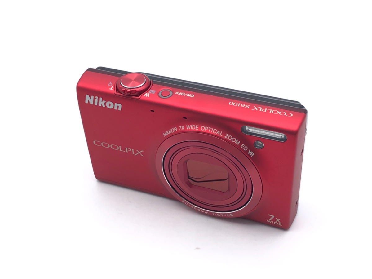 セール！ 二コン Nikon COOLPIX S6100 レッド 中古：B(並品)】ニコン COOLPIX S6100 スーパーレッド | 2444080056089