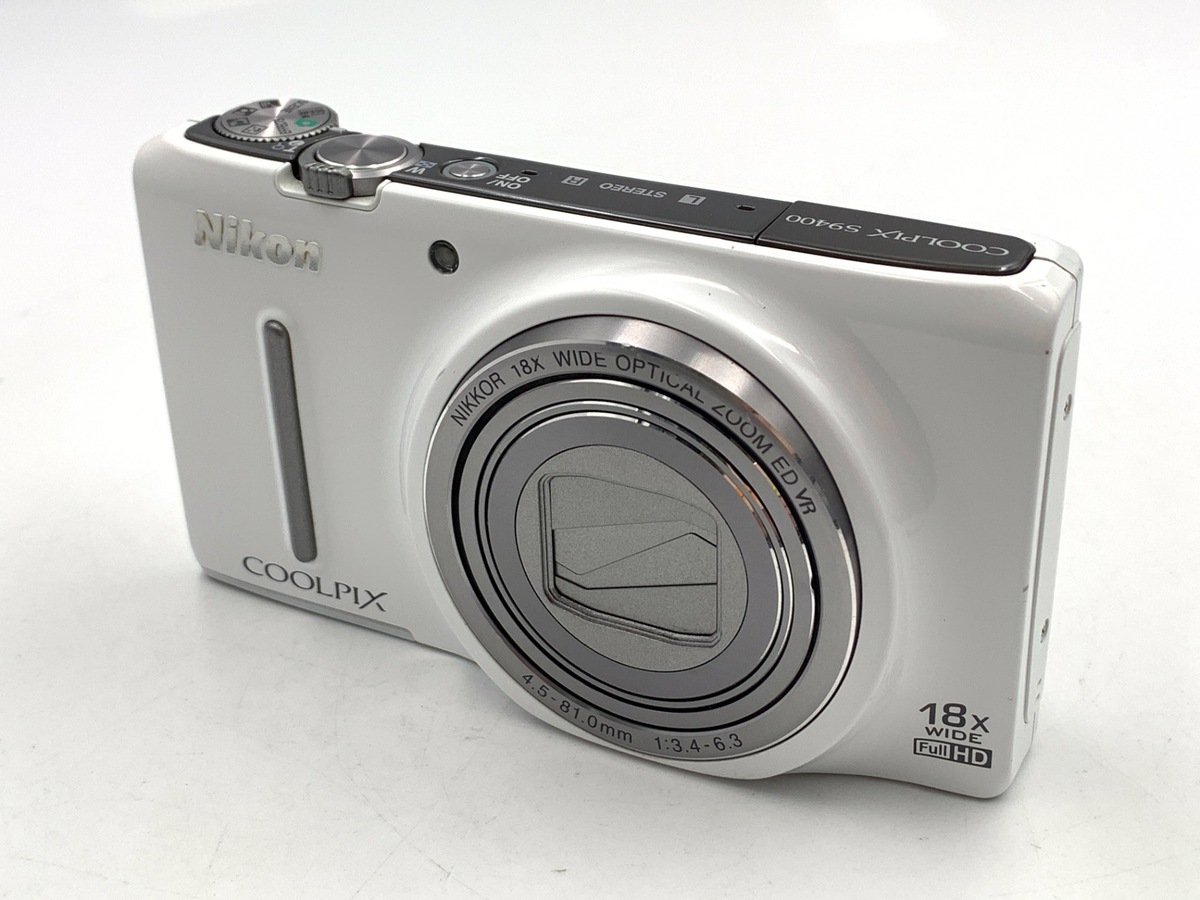 Nikon COOLPIX S9400 ホワイト 中古：B(並品)】ニコン COOLPIX S9400 WH エレガントホワイト
