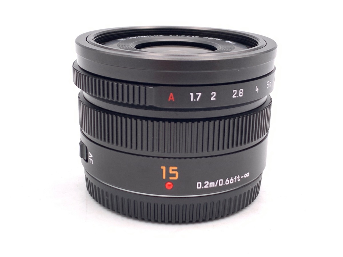 LEICA DG SUMMILUX 15mm/F1.7 ASPH. H-X015-K [ブラック] 中古価格比較