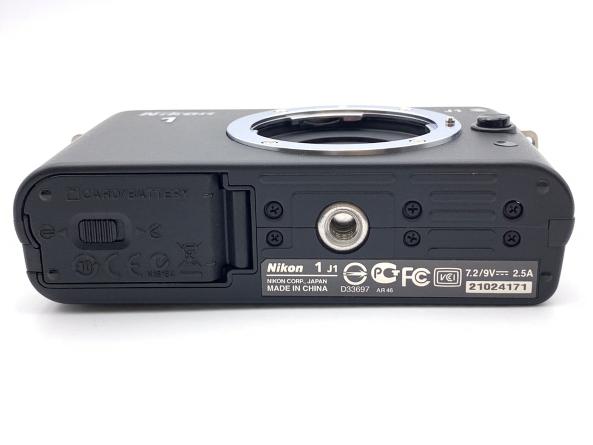 Nikon - 【中古】(ニコン) Nikon J1 ボディ ブラック Nikon 1 J ニコン ミラーレス J1 レンズキット ブラック 中古