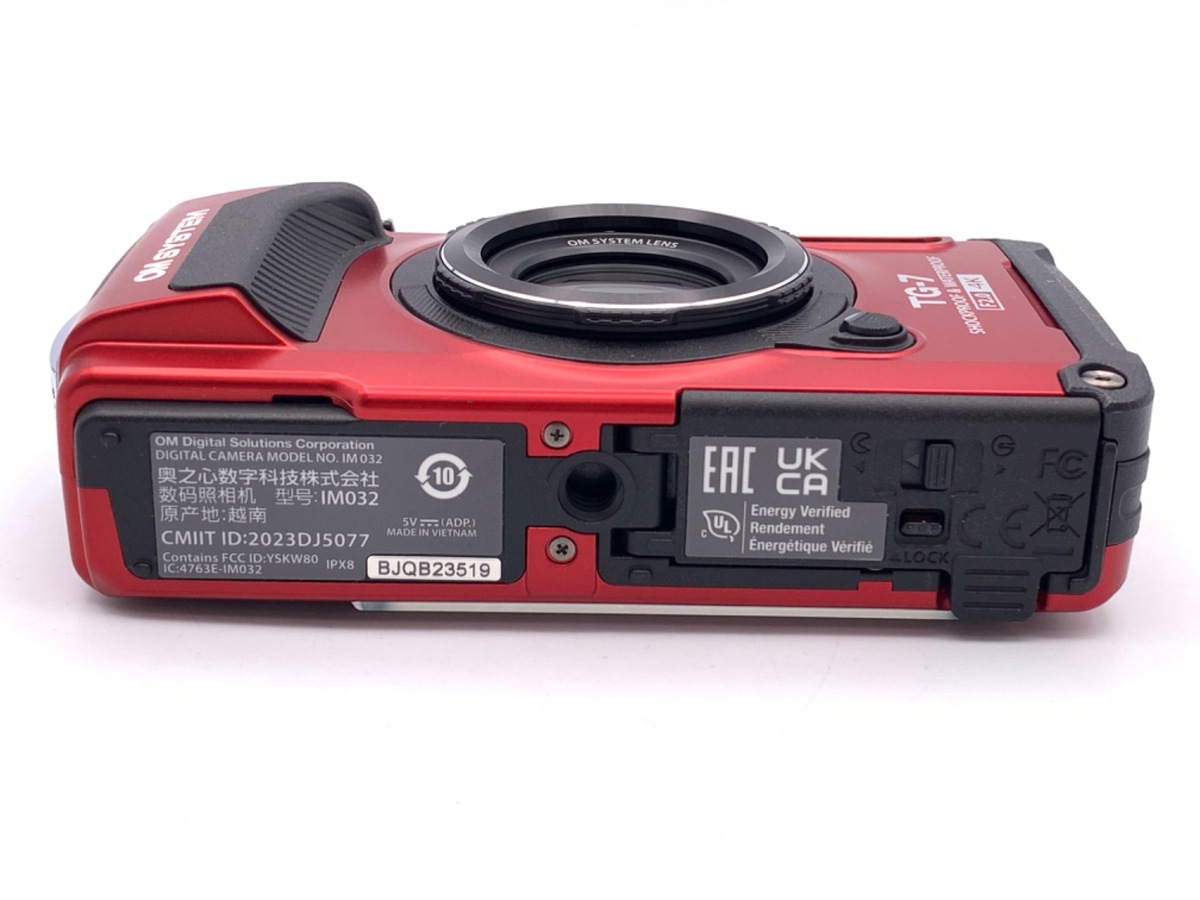 【使用済み美品】OM SYSTEM TG-7 レッド OM SYSTEM(オーエムシステム) Tough TG-7 防水コンパクト