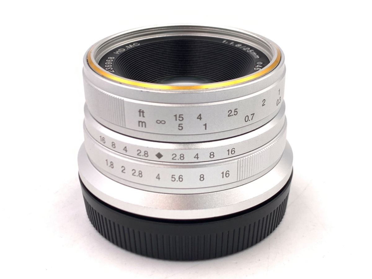 【未使用 中古品】【国内正規品】七工匠 7artisans 25MS 25mm F1.8 キヤノンEF-M シルバー(中古品) 中古：B(並品)】七工匠 7artisans 25MS 25mm F1.8 キヤノンEF-M用