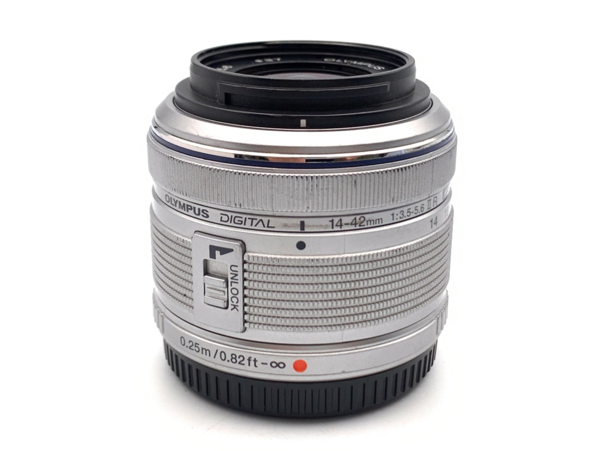 中古】オリンパス M.ZUIKO DIGITAL 14-42mm F3.5-5.6 II R シルバー