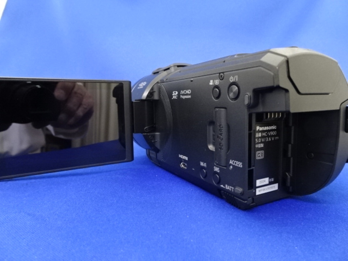 中古：AA(新品同様)】パナソニック デジタルビデオカメラ HC-V900-K