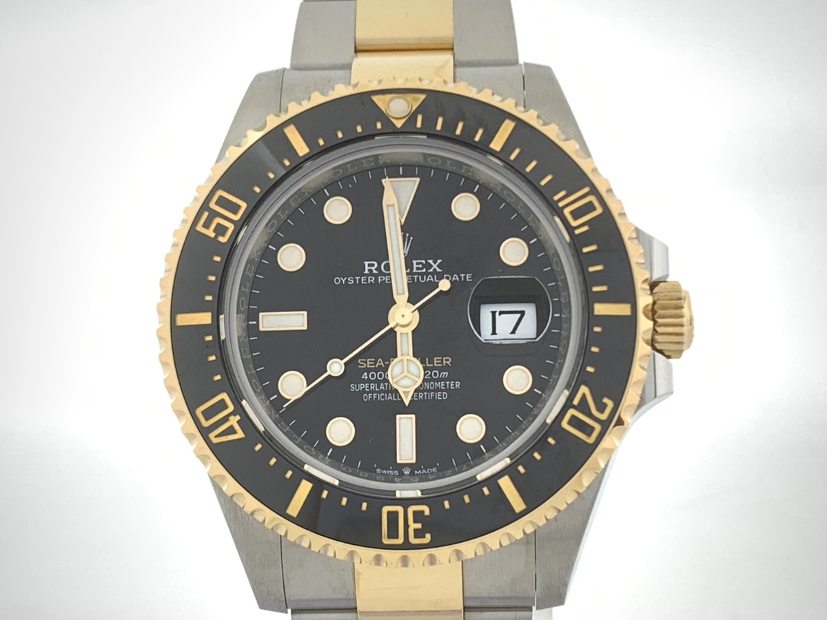 �����b�N�X(ROLEX) �V�[�h�D�G���[ �u���b�N 126603 �X�e�����X�X�e�B�[��/�C�G���[�S�[���h