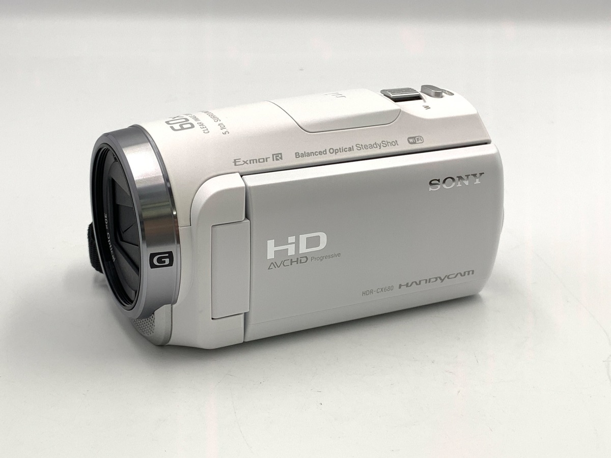 中古】ソニー デジタルHDビデオカメラレコーダー HDR-CX680 W ホワイト