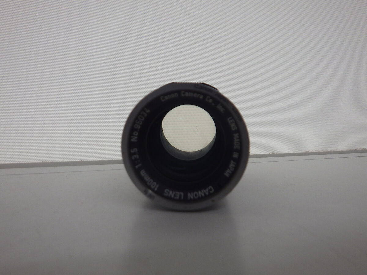 中古】キヤノン CANON 100mm F3.5 Lマウント 後期｜｜カメラのキタムラ