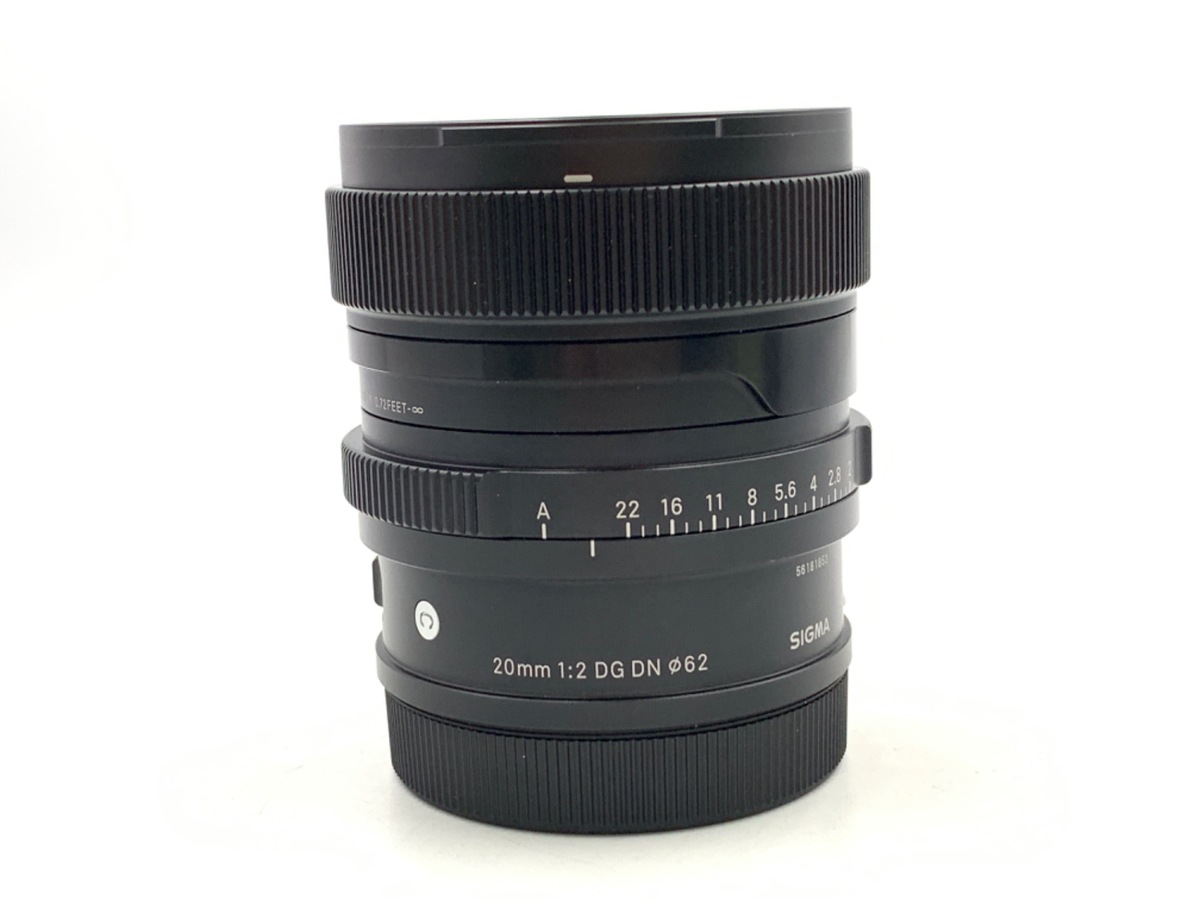 M*A様 [中古・使用感あり] 20mm F2 DG DN | Contempo 中古】シグマ 20mm F2 DG DN Contemporary Lマウント用 在庫一覧