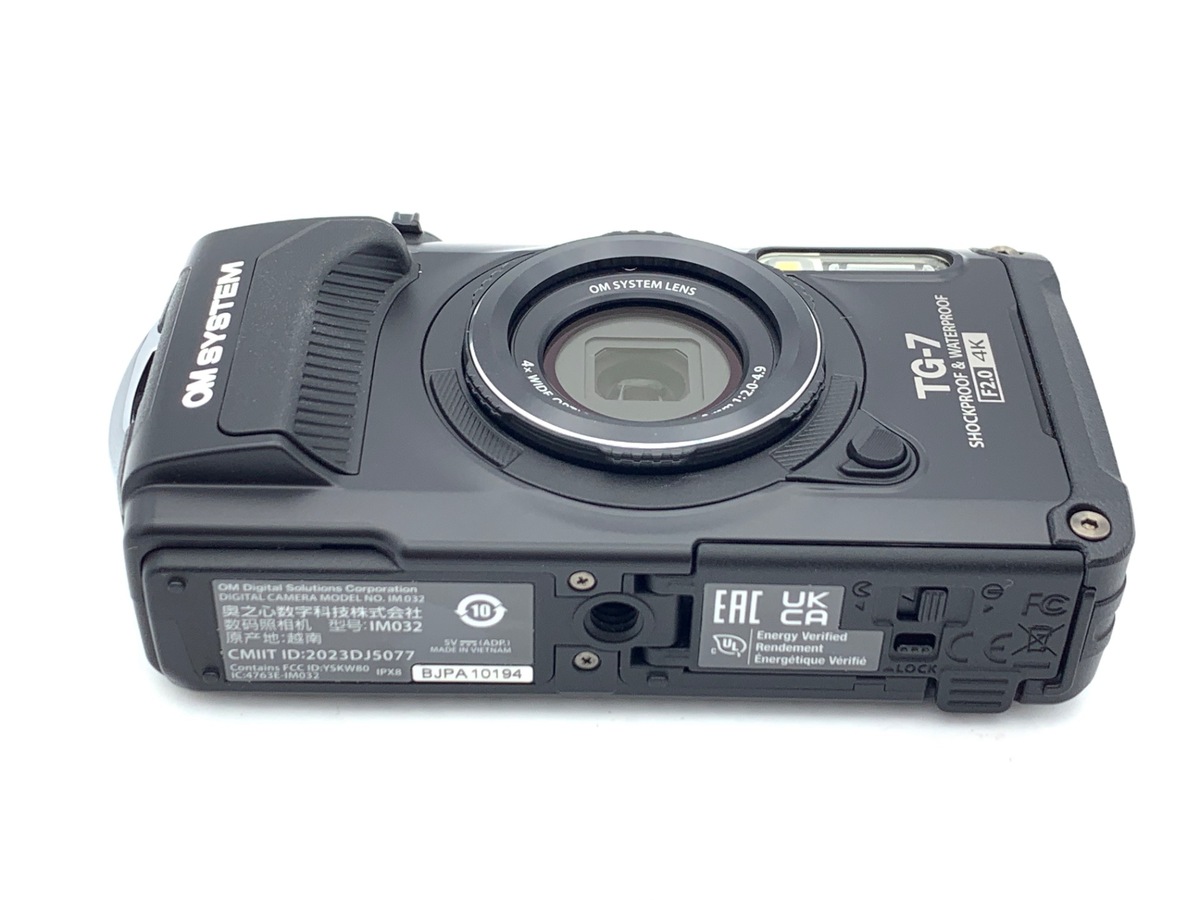 中古：A(美品)】OM SYSTEM Tough TG-7 BLK ブラック | 2444150075569