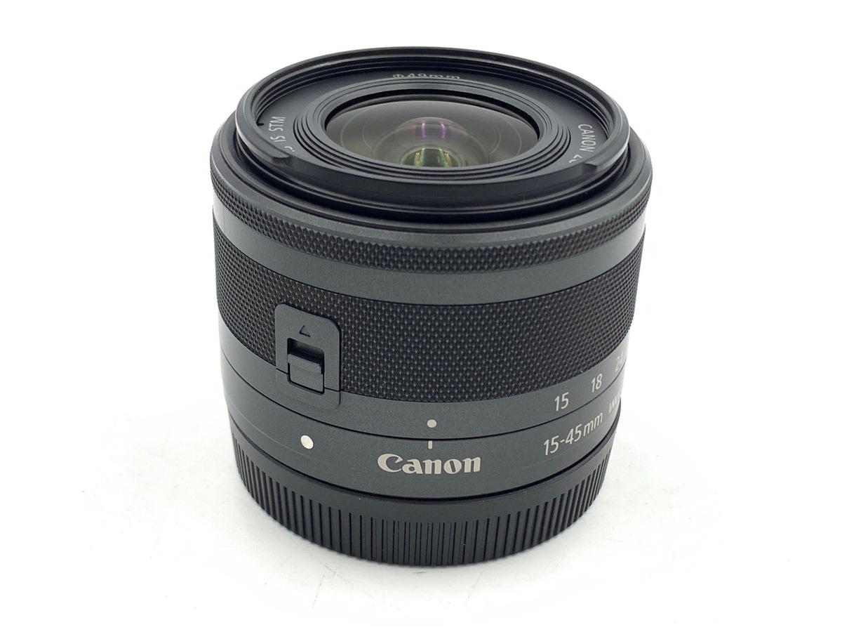 中古】キヤノン EF-M15-45mm F3.5-6.3 IS STM グラファイト｜｜カメラ
