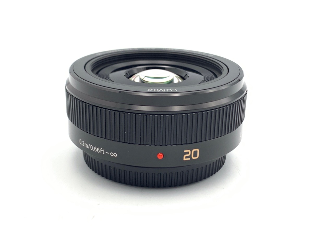 中古】パナソニック LUMIX G 20mm F1.7 II ASPH. [H-H020A] ブラック