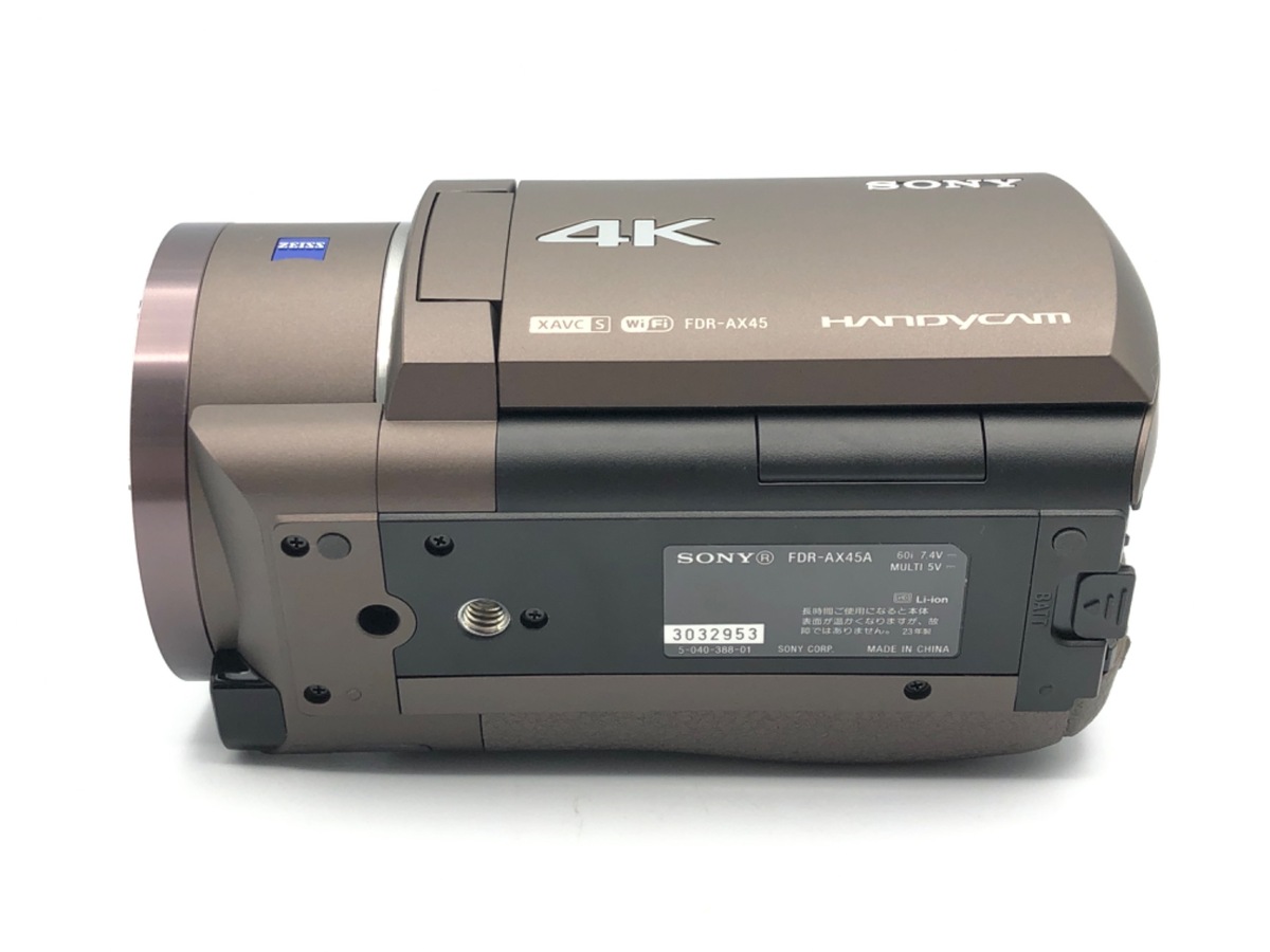 中古：AB(良品)】ソニー デジタル4Kビデオカメラレコーダー FDR-AX45
