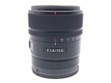 中古】ソニー E 15mm F1.4 G [SEL15F14G] 在庫一覧｜カメラのキタムラ