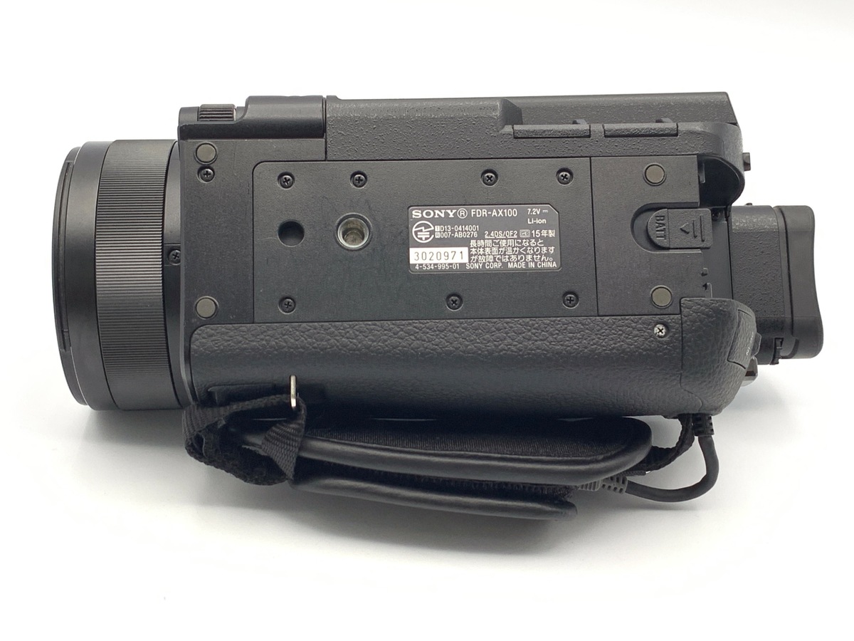 中古】ソニー デジタル4Kビデオカメラレコーダー FDR-AX100 ブラック