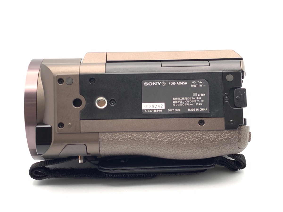 中古：AB(良品)】ソニー デジタル4Kビデオカメラレコーダー FDR-AX45A