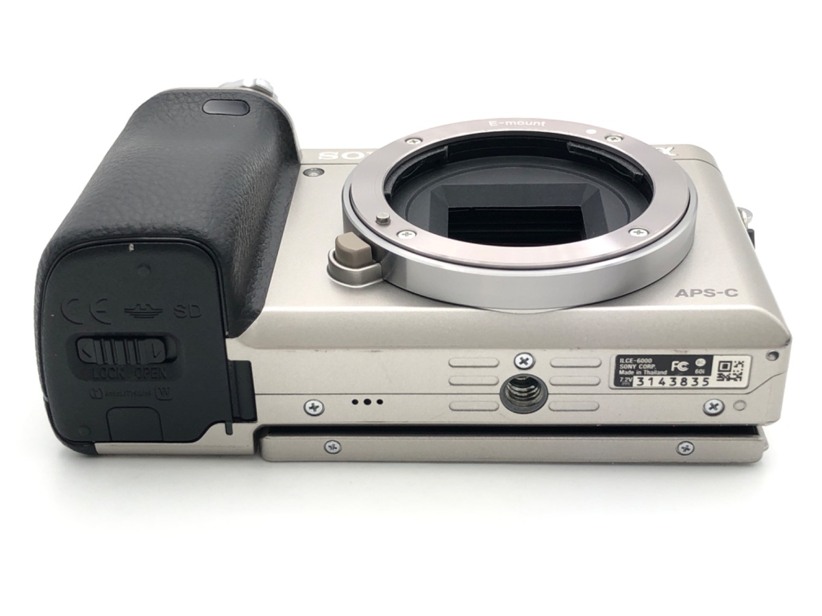 中古：B(並品)】ソニー α6000 ボディ シルバー [ILCE-6000 S
