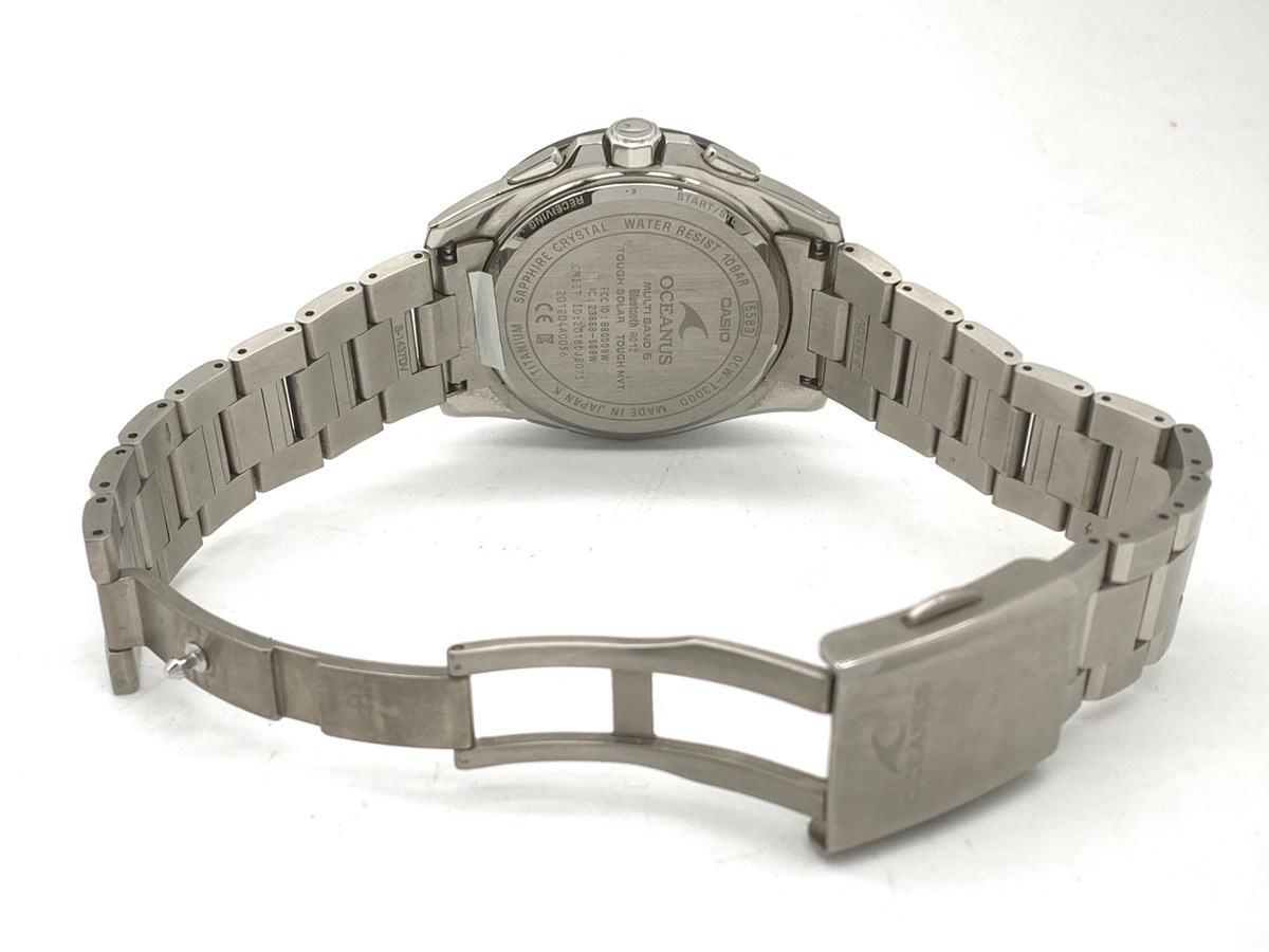 カシオ オシアナス ブラック OCW-T3000A-1AJF チタン