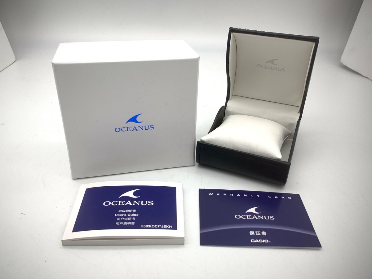 カシオ オシアナス ブラック OCW-T3000A-1AJF チタン