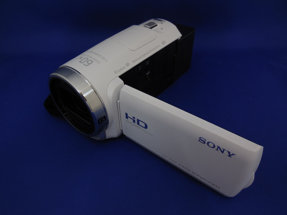 SONY(ソニー) ビデオカメラ Handycam HDR-CX680 ホワイト 内蔵メモリー