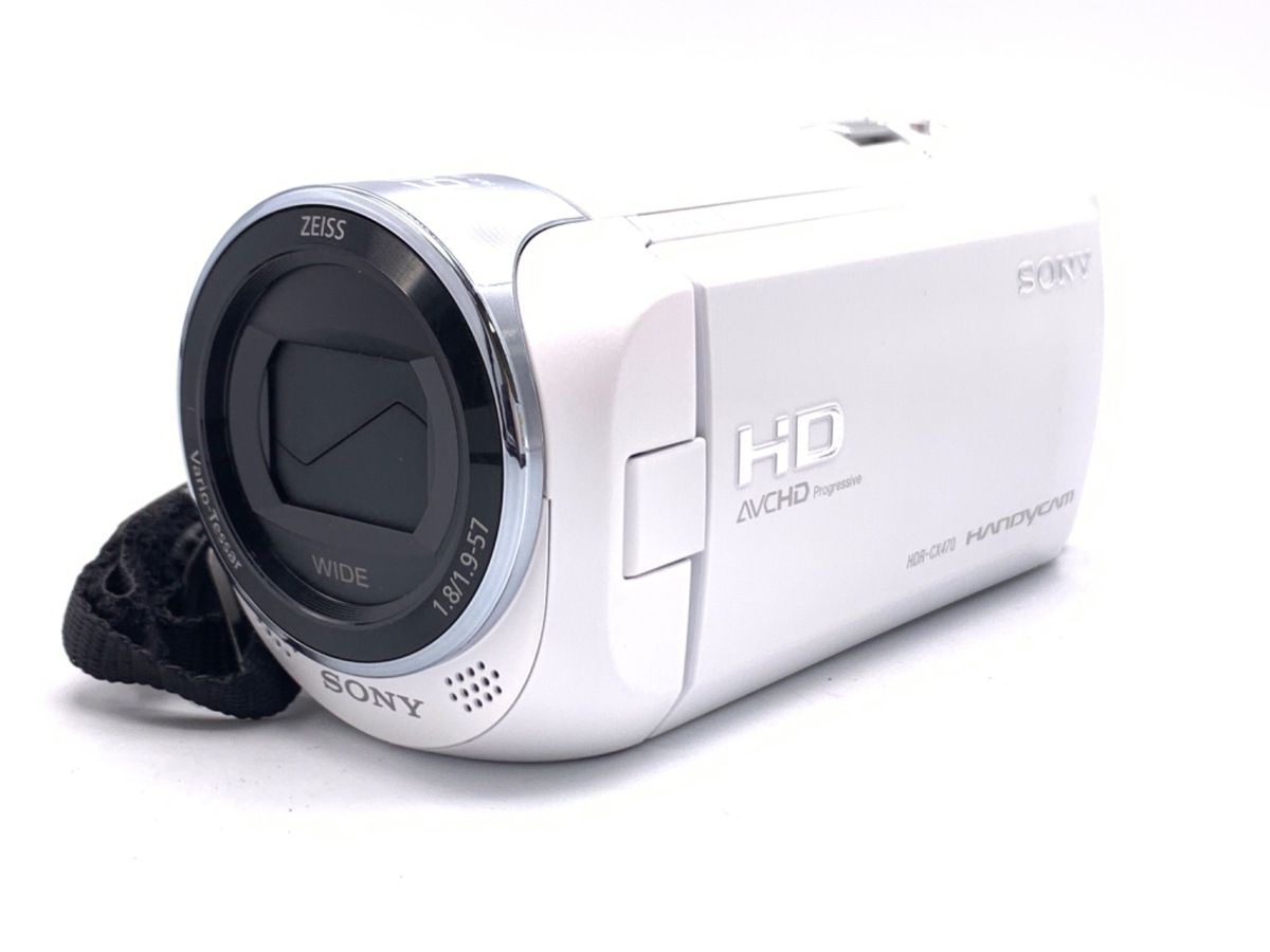 【中古】ソニー デジタルHDビデオカメラレコーダー HDR-CX470 W ホワイト