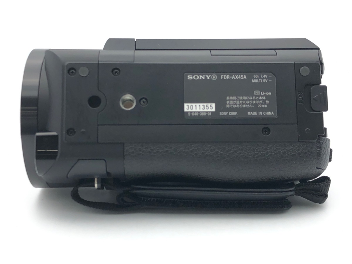 中古：B(並品)】ソニー デジタル4Kビデオカメラレコーダー FDR-AX45 B