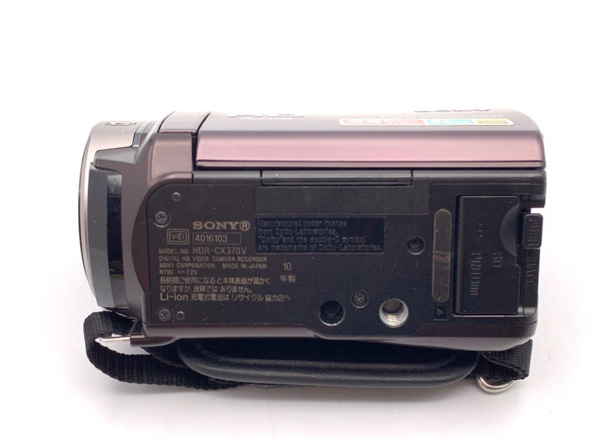 中古：AB(良品)】ソニー HDR-CX370V T ボルドーブラウン | 2444220055309