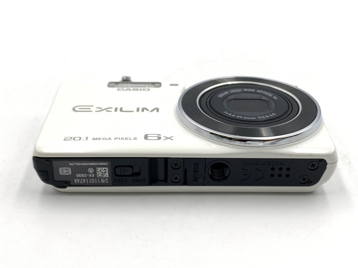 美品 EXILIM EX ZS35 ホワイト CASIO カシオ 白 中古:B(並品)】カシオ EX-ZS35 ホワイト | 2444220058126
