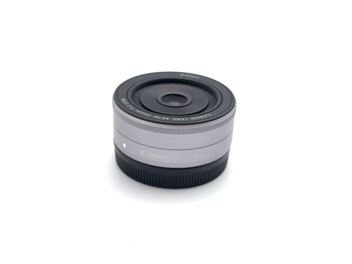 中古：AB(良品)】キヤノン EF-M22mm F2 STM シルバー | 2444220070555