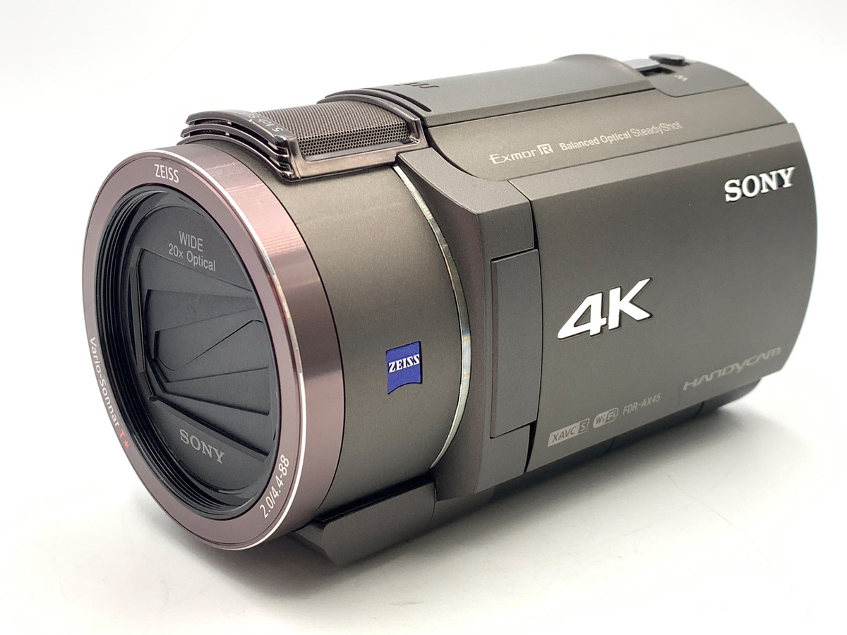 中古：AB(良品)】ソニー デジタル4Kビデオカメラレコーダー FDR-AX45
