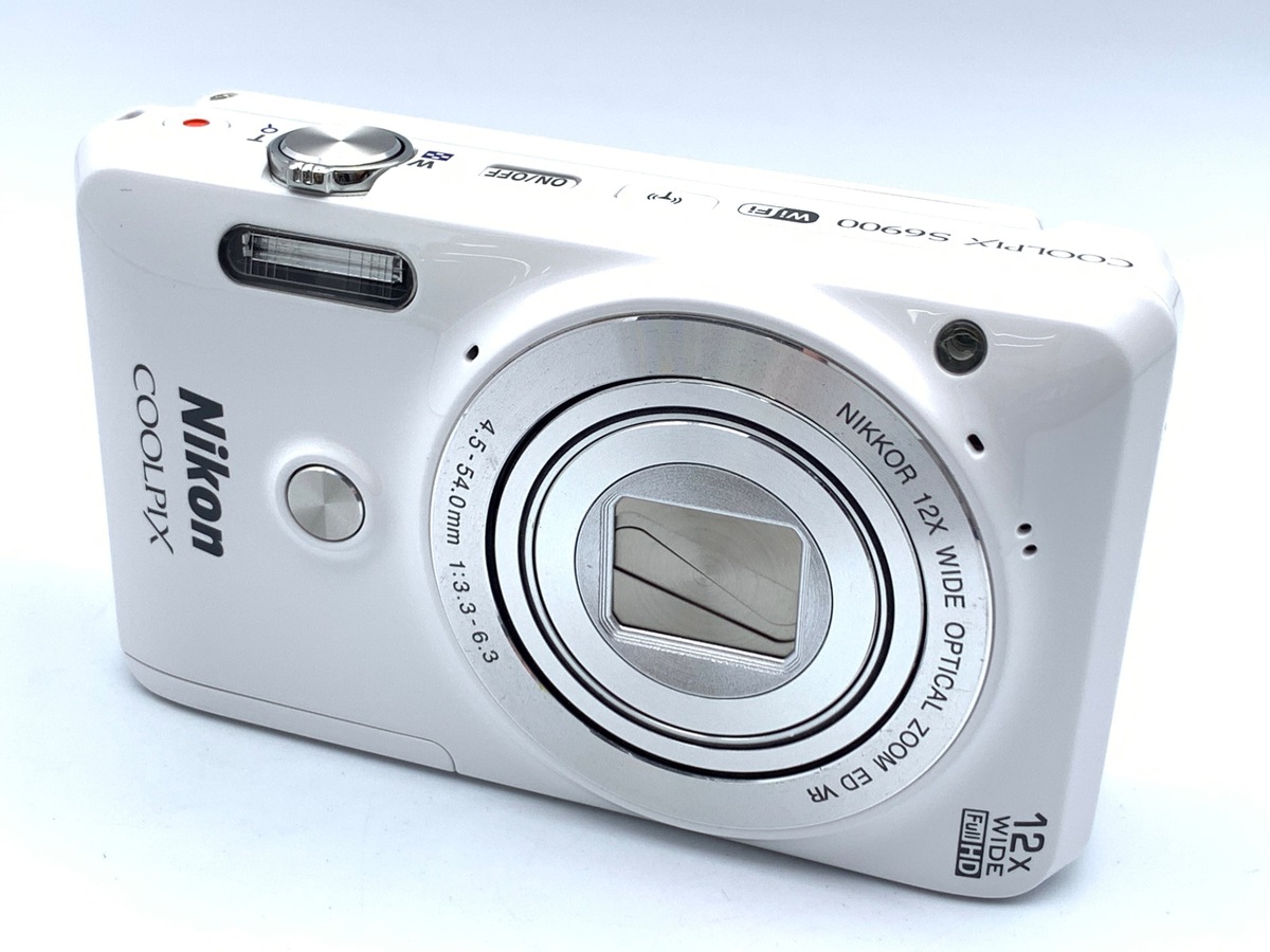 中古：B(並品)】ニコン COOLPIX S6900WH ナチュラルホワイト