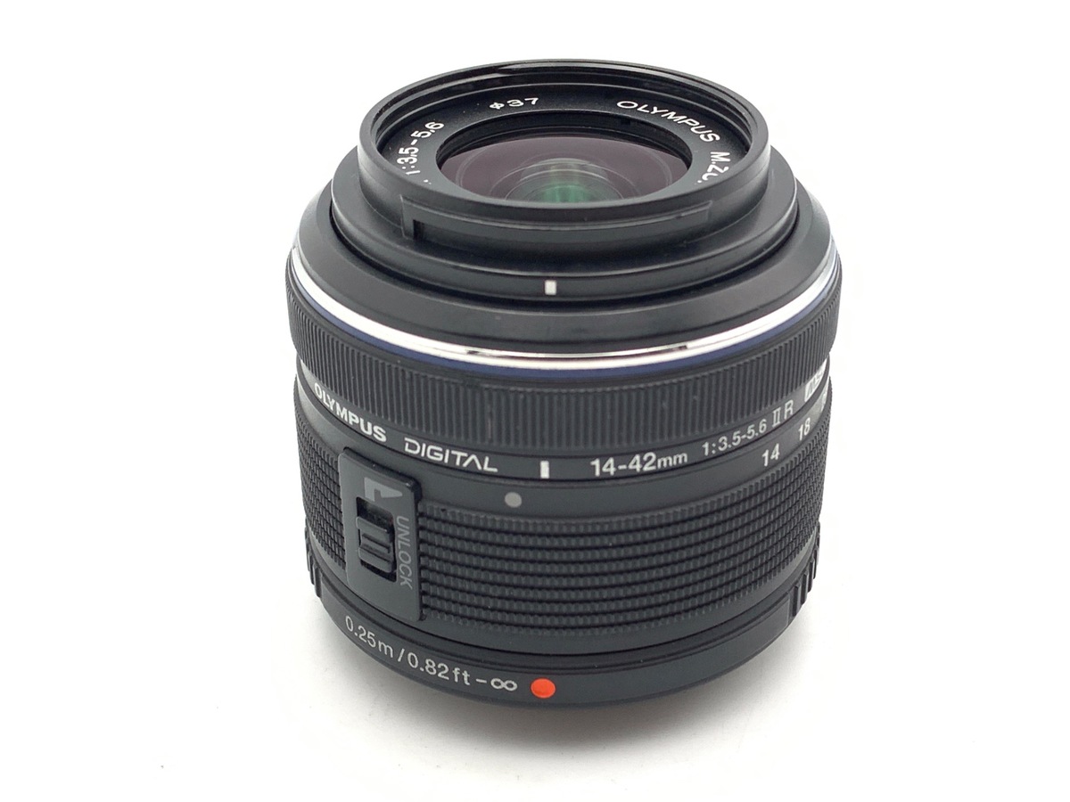 中古】オリンパス M.ZUIKO DIGITAL 14-42mm F3.5-5.6 II R ブラック