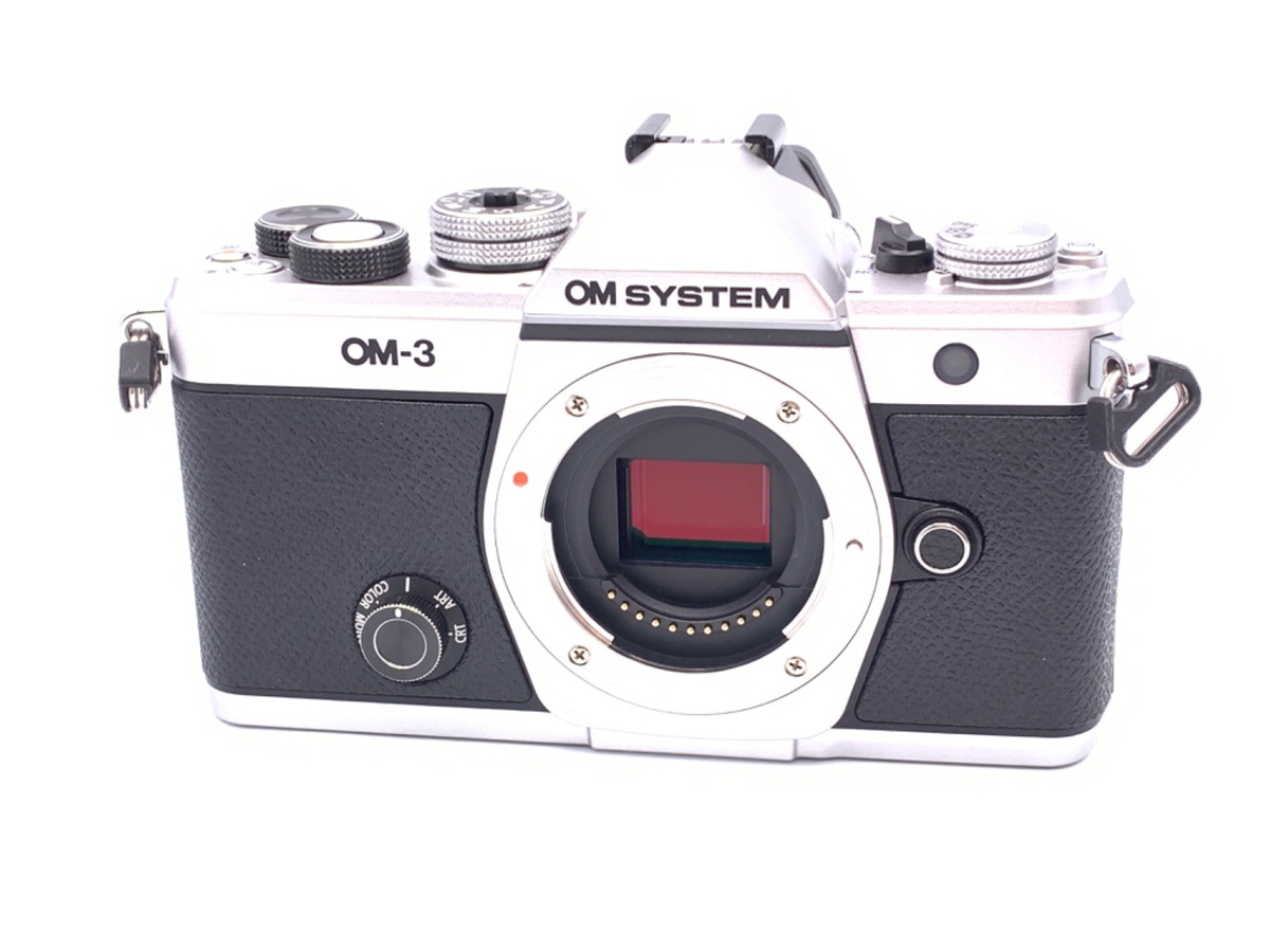 新品同様　OM SYSTEM OM-3ボディ 新品)OM SYSTEM（オーエムシステム） OM-3 ボディ シルバー