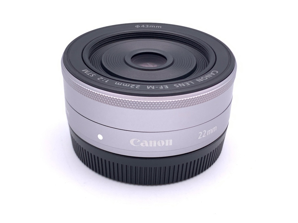 EF-M 22mm f2 STM シルバー 品〕 EF-M 22mm F2 STM シルバー (レンズ)(CANON Mマウント)【348