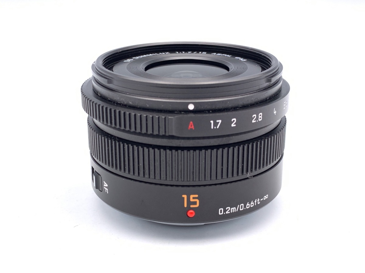 【美品】LUMIX 15mm f/1.7 (H-X015-K)レンズ Amazon.com : Panasonic H-X015-K Monofocal Wide Angle Lens