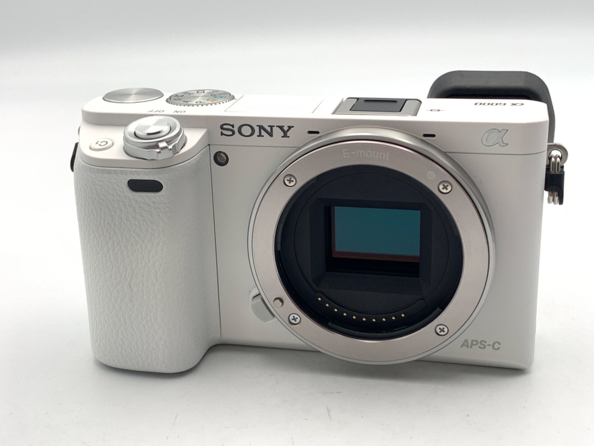 中古：AB(良品)】ソニー α6000 ボディ ホワイト [ILCE-6000