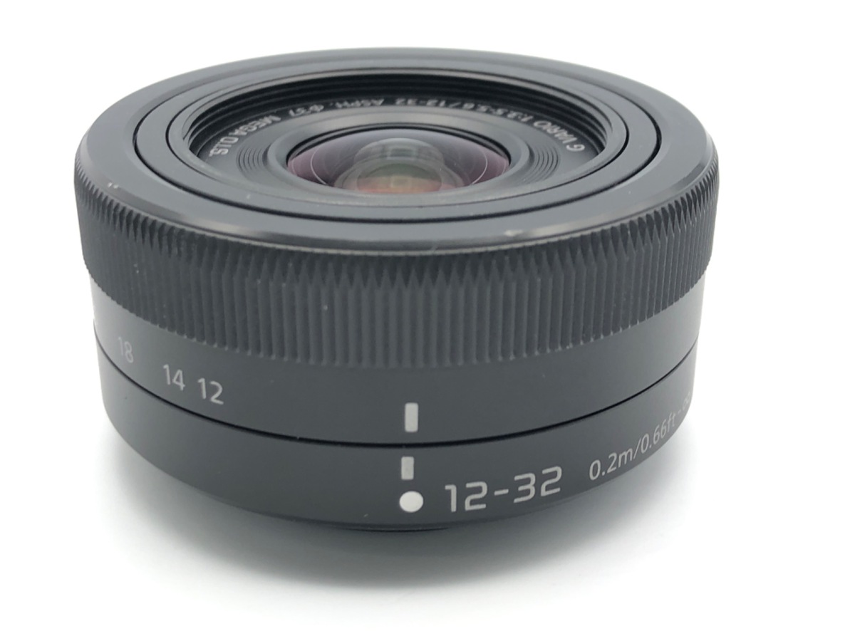 中古】LUMIX G VARIO 12-32/3.5-5.6 ASPH./MEGA O.I.S. ﾌﾞﾗｯｸ (H