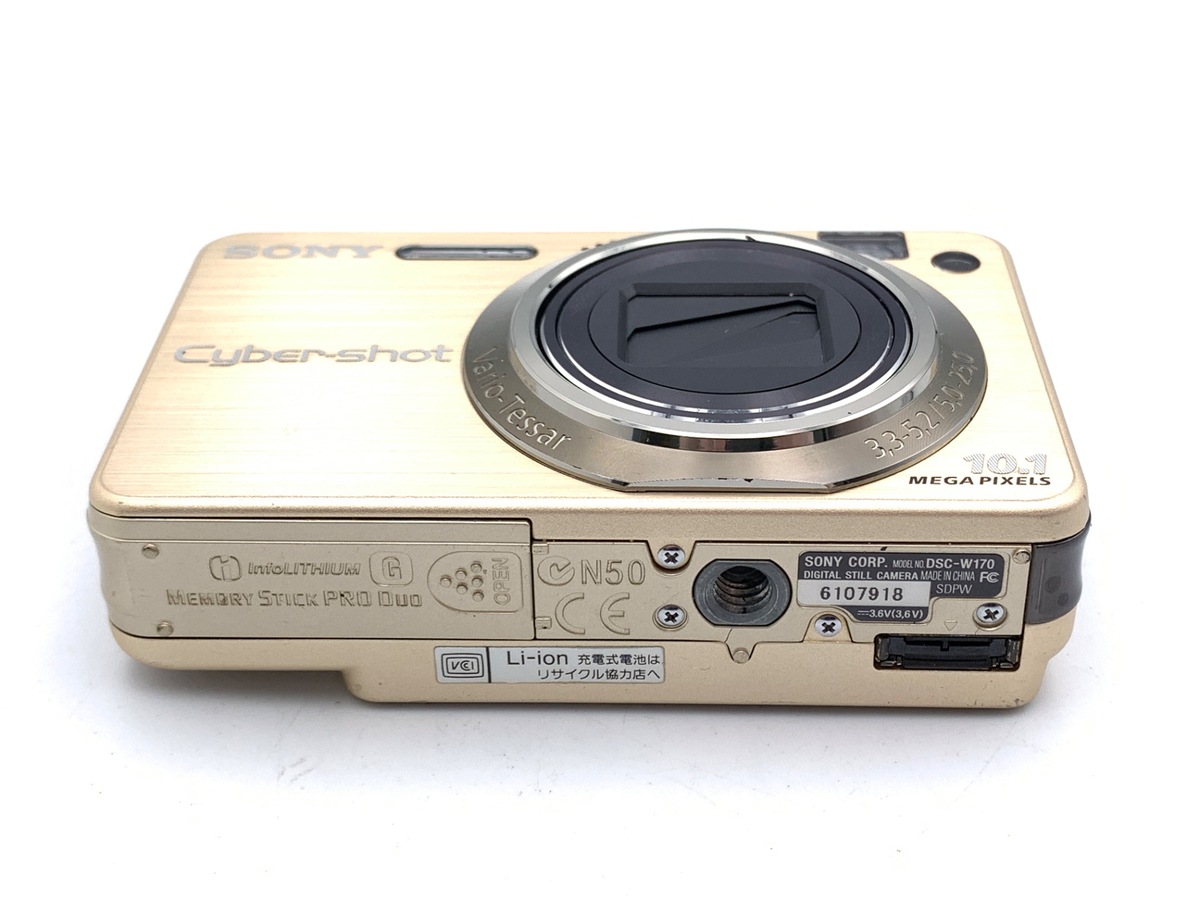 中古：B(並品)】ソニー Cyber-shot DSC-W170-NC ゴールド | 2444290023376
