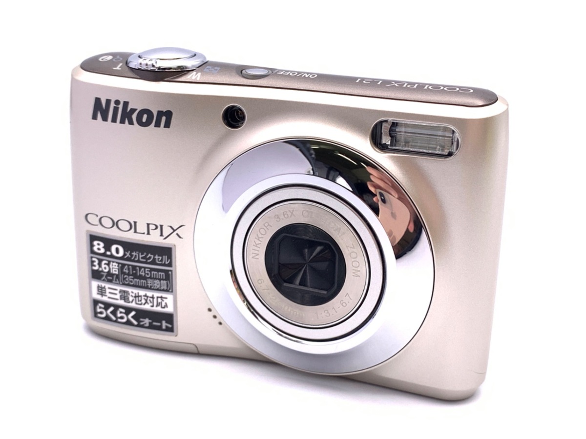 Nikon Coolpix L21 中古品 中古：B(並品)】ニコン COOLPIX L21 シルバー | 2444290023956