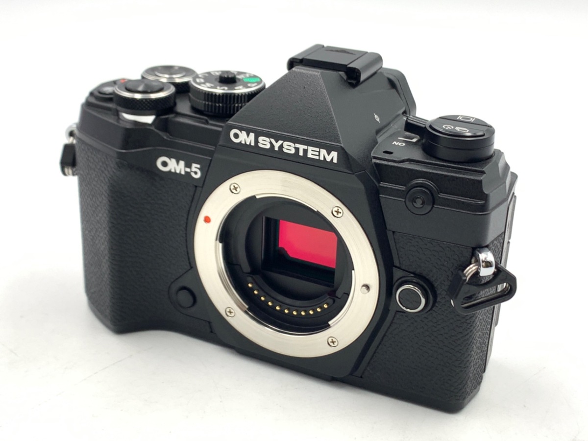 中古：AB(良品)】OM SYSTEM OM-5 ボディ ブラック | 2444330027081
