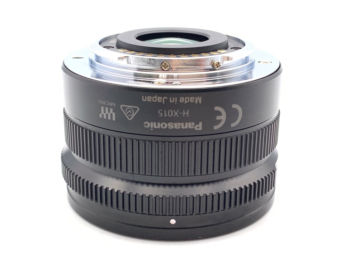 【中古】パナソニック LEICA DG SUMMILUX 15mm/F1.7 ASPH. [H-X015] ブラック