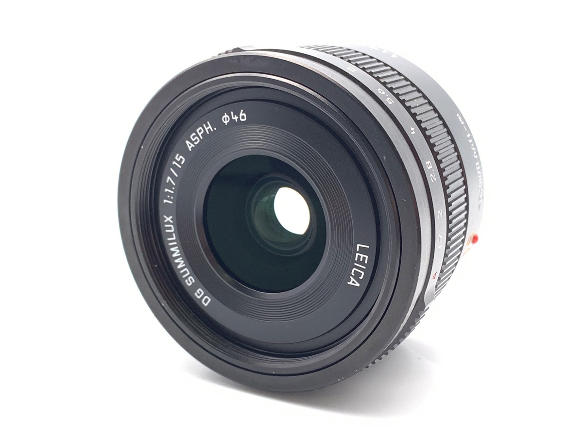 【中古】パナソニック LEICA DG SUMMILUX 15mm/F1.7 ASPH. [H-X015] ブラック