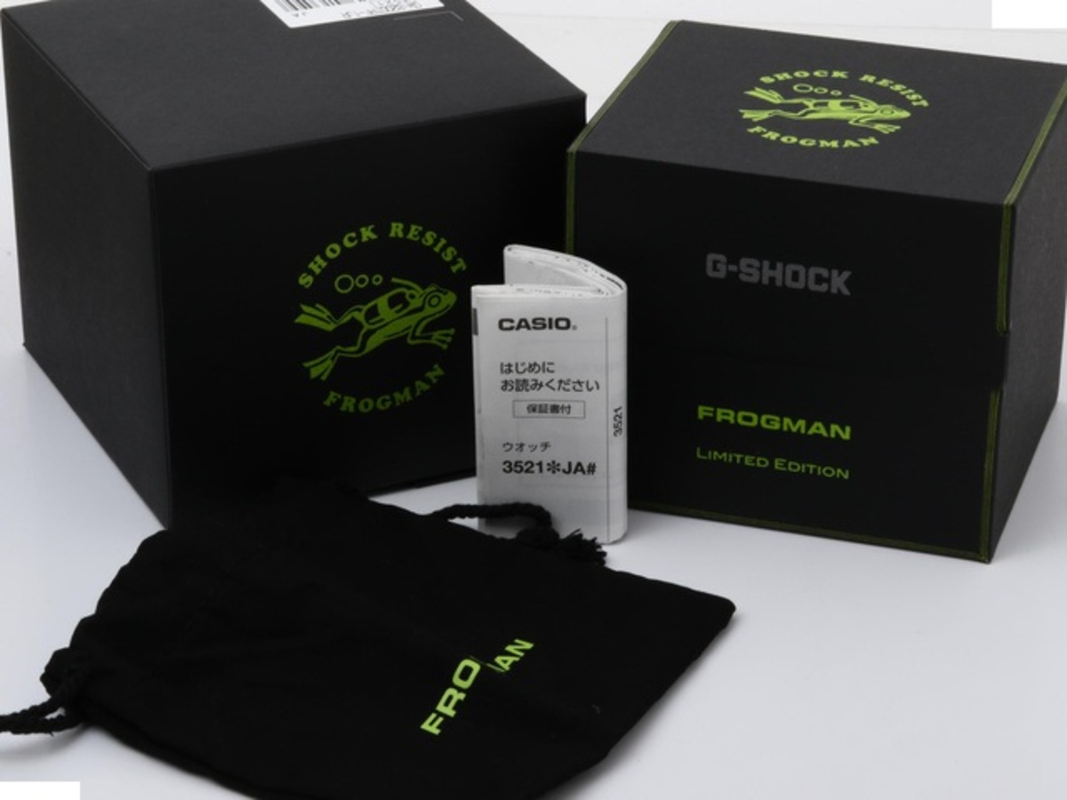 カシオ G-SHOCK フロッグマン ブラック GW-8200TPF-1JR チタン/樹脂