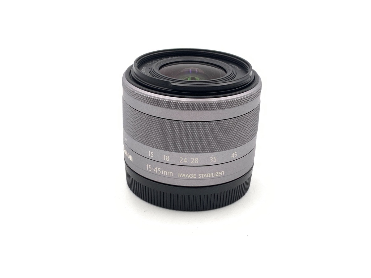 中古】 【良品】 キヤノン EF-M15-45mm F3.5-6.3 IS STM シルバー 2026 