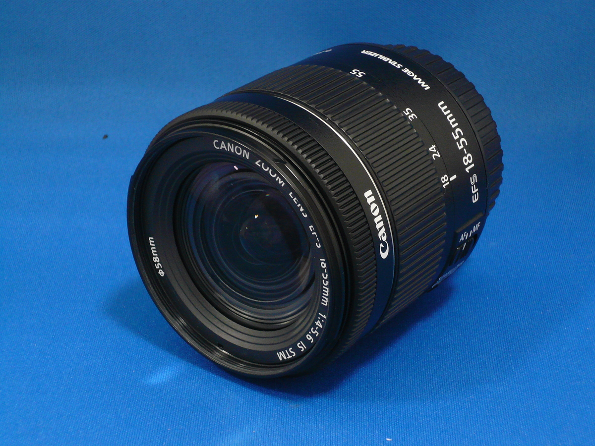 中古：AB(良品)】キヤノン EF-S18-55mm F4-5.6 IS STM | 2444410021657