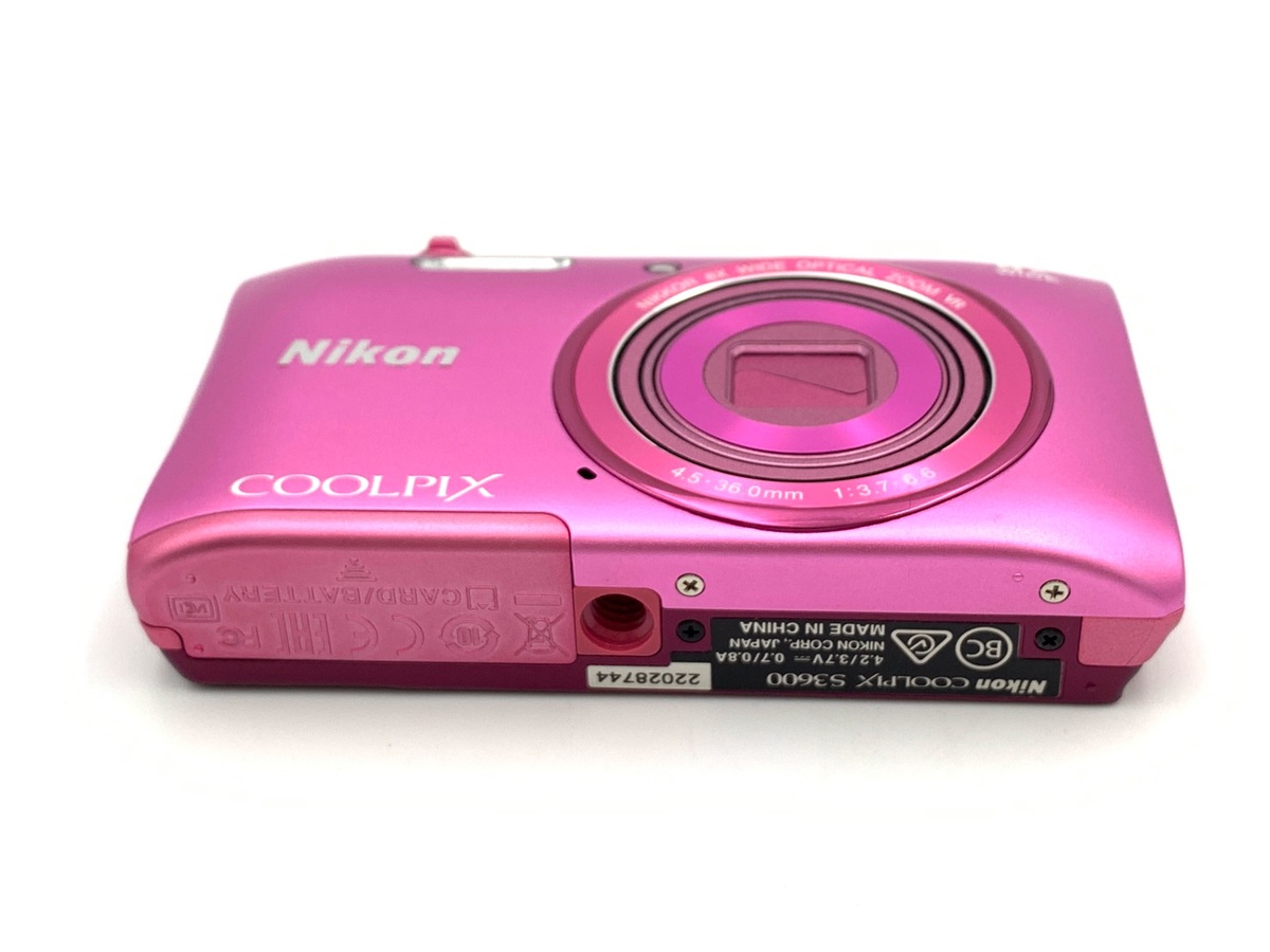 COOLPIX S3600 アザレアピンク【2005万画素】