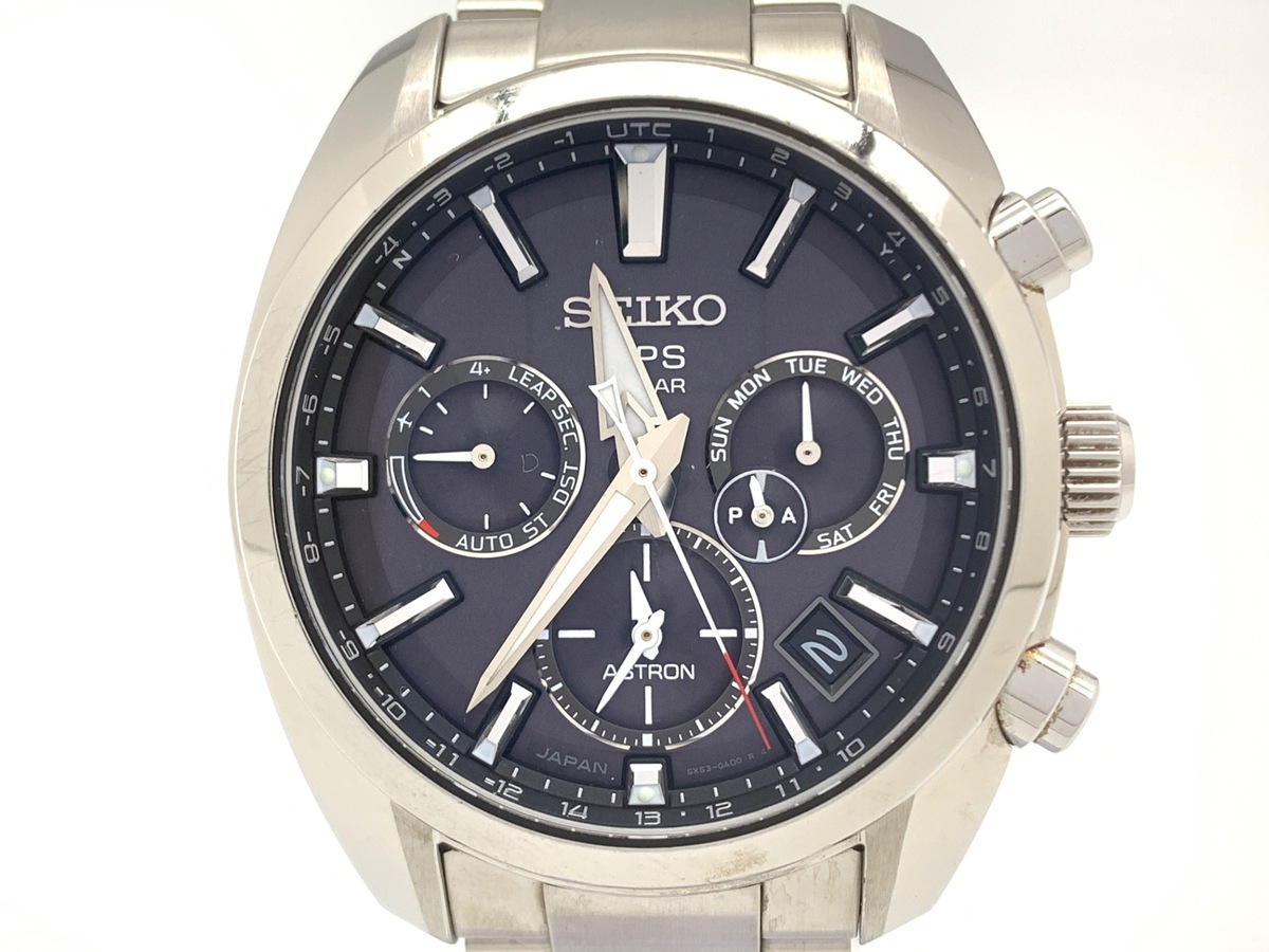 セイコー アストロン ブラック SBXC021/5X53-0AJ0 ステンレススティール